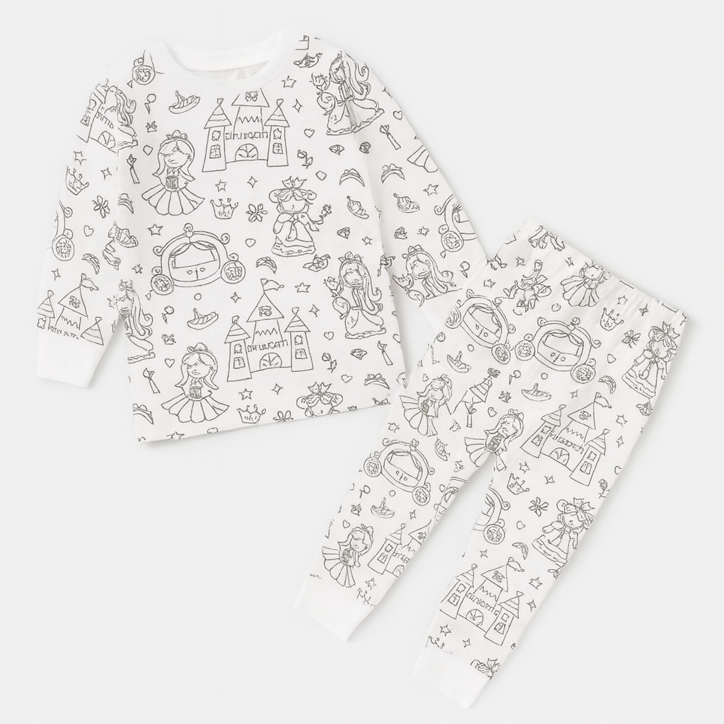 Inkleur Pyjama voor Kinderen | Uren speelplezier